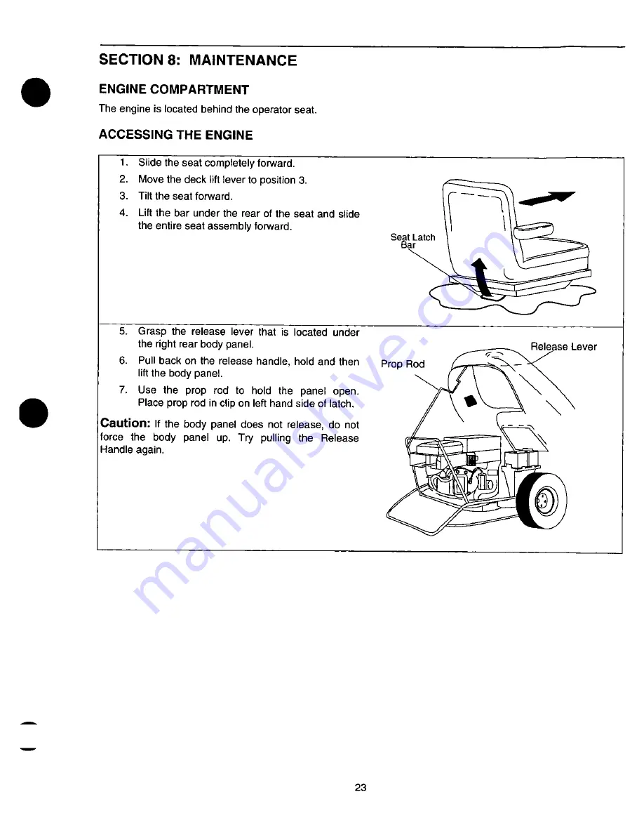 MTD Cub Cadet Z-42 Owner'S Manual Download Page 23