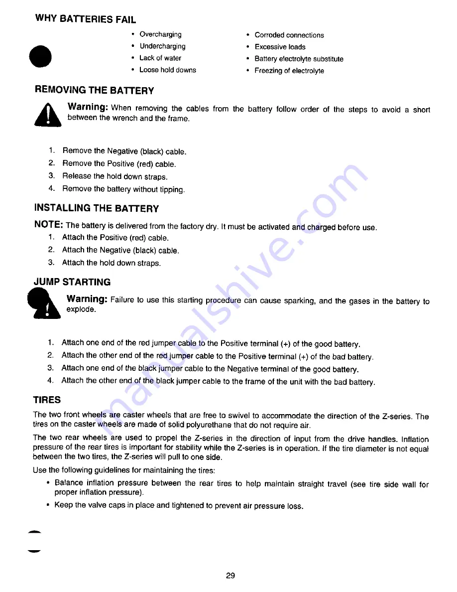 MTD Cub Cadet Z-42 Owner'S Manual Download Page 29