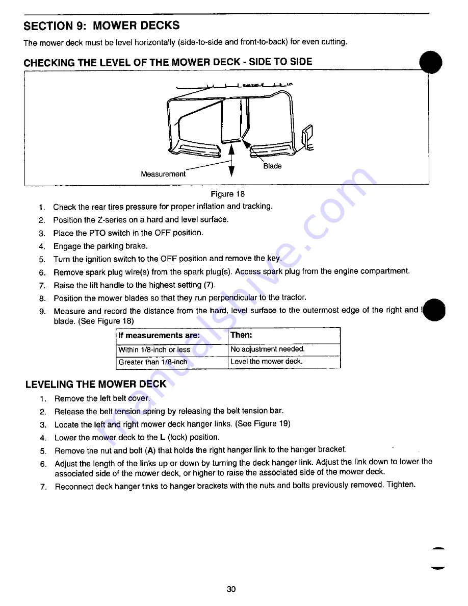 MTD Cub Cadet Z-42 Owner'S Manual Download Page 30