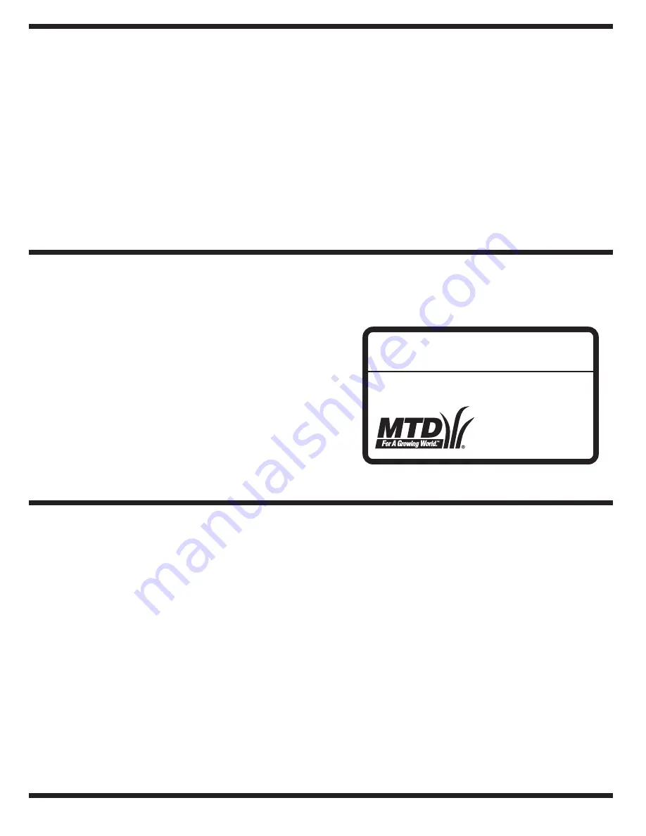 MTD Yard-Man 31AE5KLG Скачать руководство пользователя страница 2