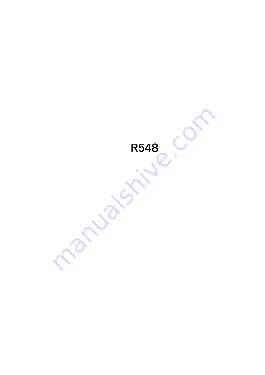 MTI R548 User Manual Download Page 1