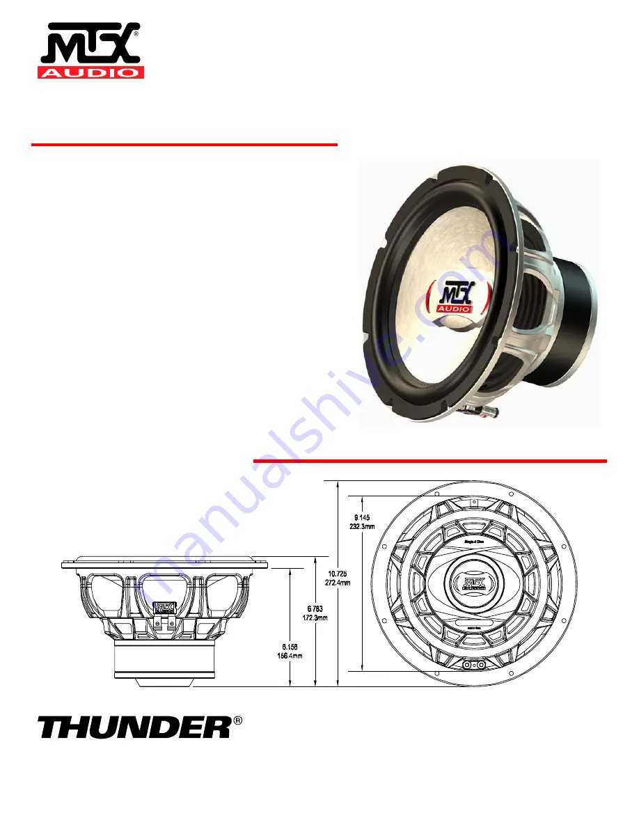 MTX MTX MZS1004 Specifications Download Page 1