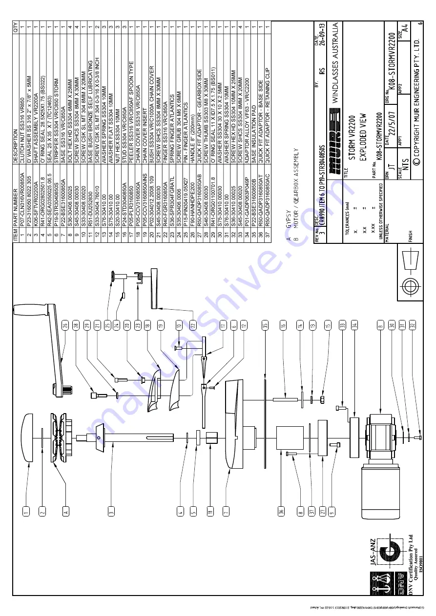 Muir STORM VR 1000 Manual Download Page 29