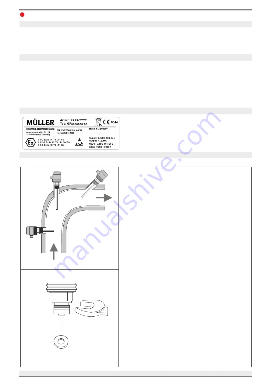 Muller METS-WTEx Operating Manual Download Page 9