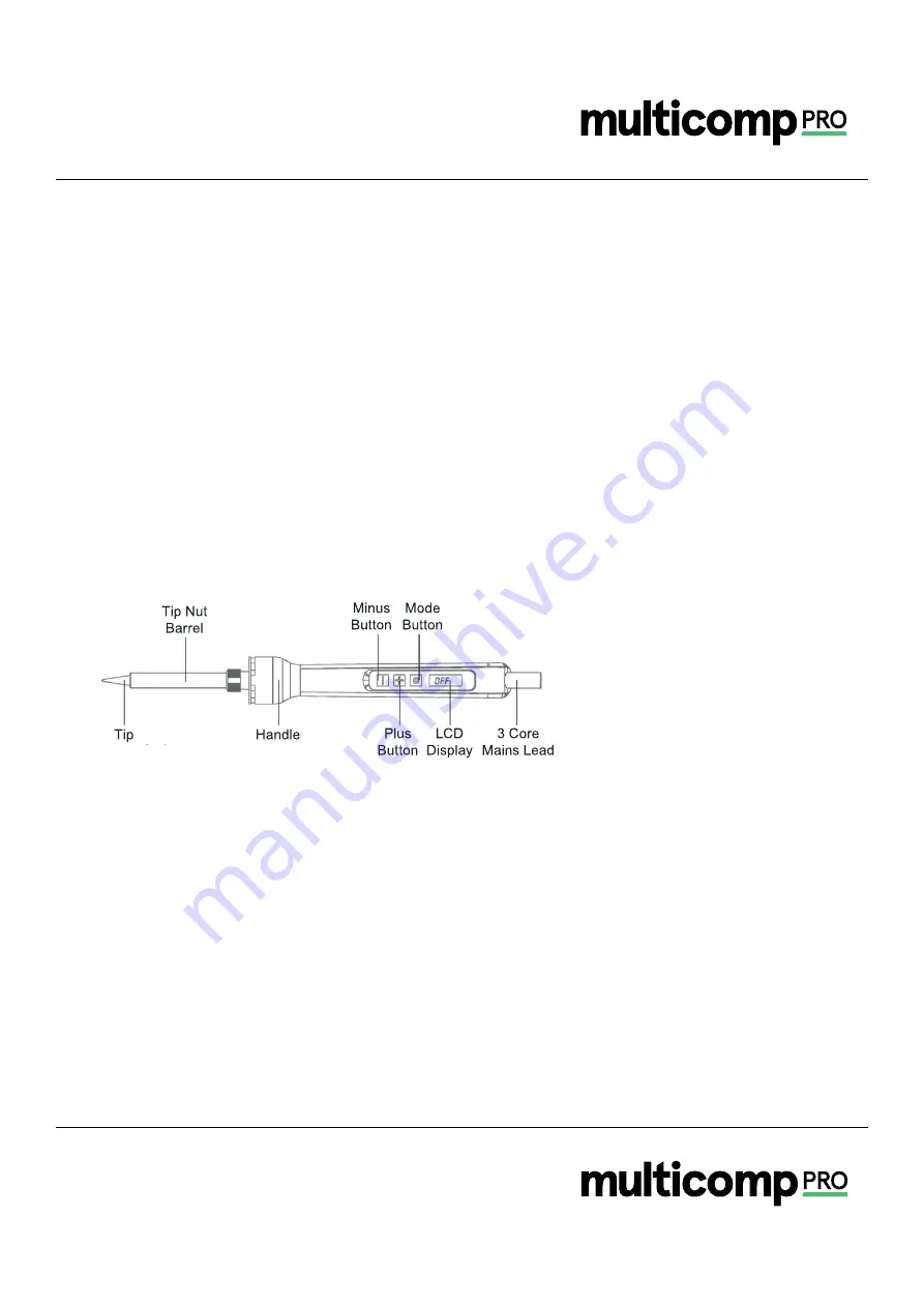 multicomp pro MP740867 UK User Manual Download Page 3