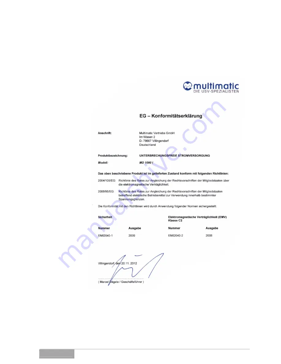 multimatic MD-1000I User Manual Download Page 92