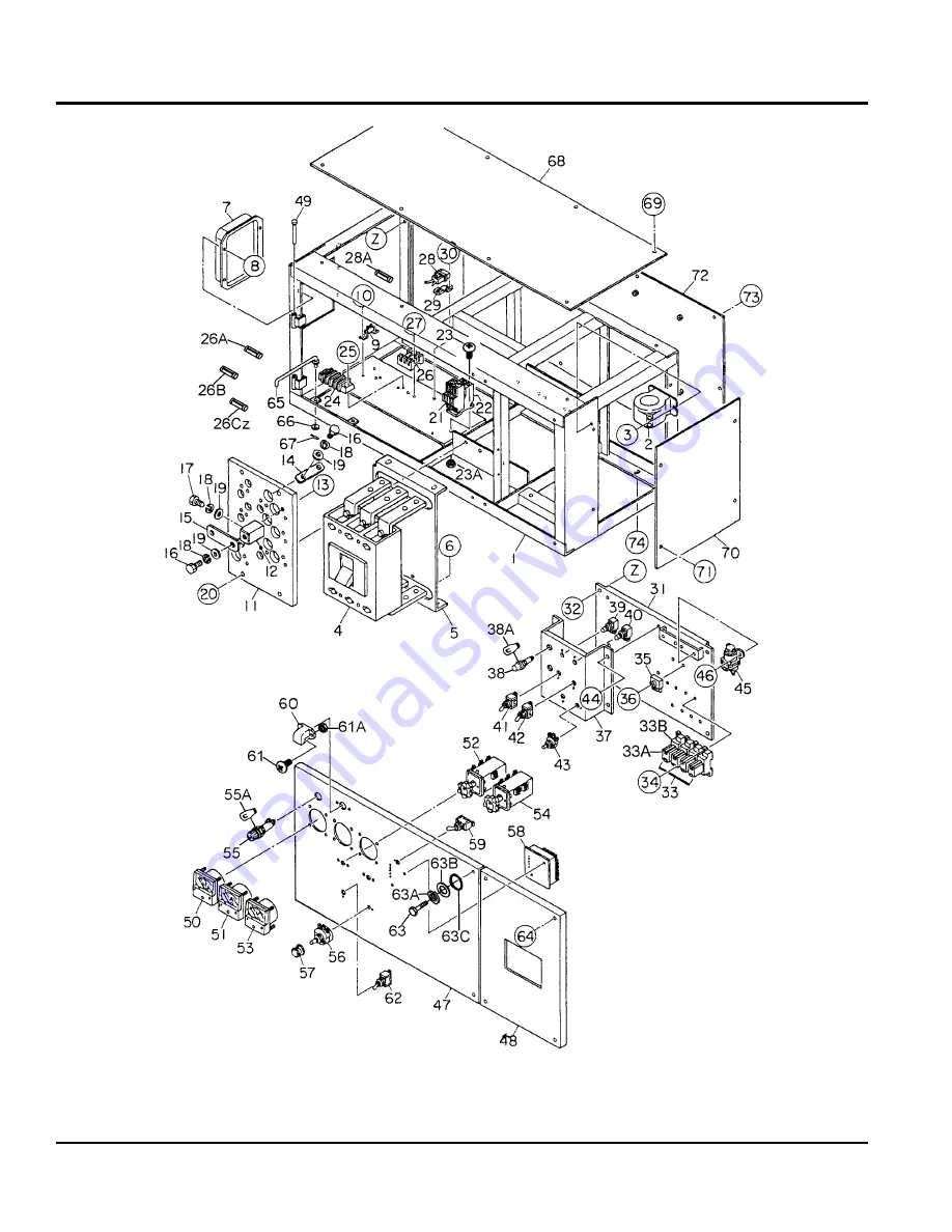 MULTIQUIP WhisperWatt DCA300SSC Operation And Parts Manual Download Page 60