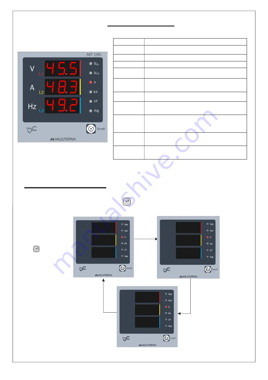 MULTISPAN AVF-19N Скачать руководство пользователя страница 2