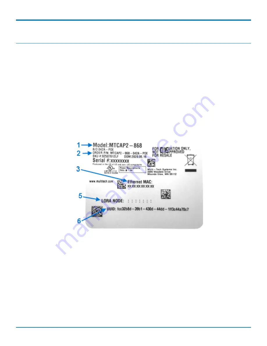 Multitech Conduit AP MTCAP2-868-042A-POE Скачать руководство пользователя страница 17