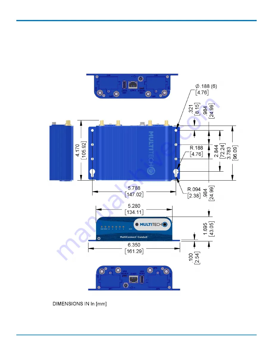 Multitech Conduit MTCDT-L4E1 Скачать руководство пользователя страница 10