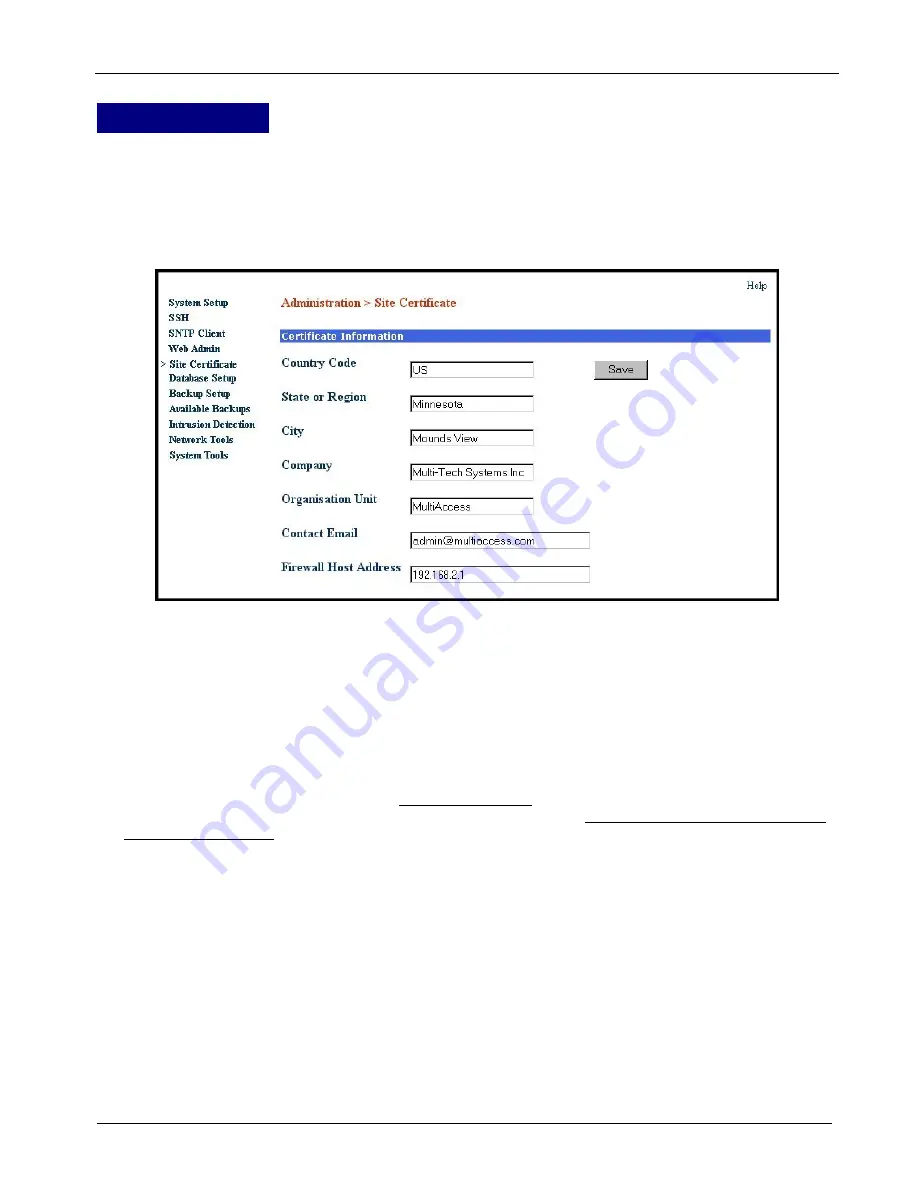 Multitech MultiAccess MULTIACCESS MA30120 User Manual Download Page 41