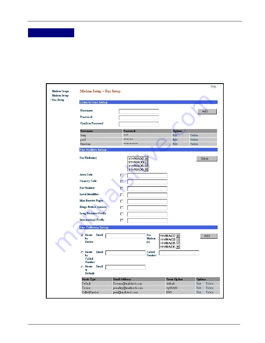 Multitech MultiAccess MULTIACCESS MA30120 User Manual Download Page 95