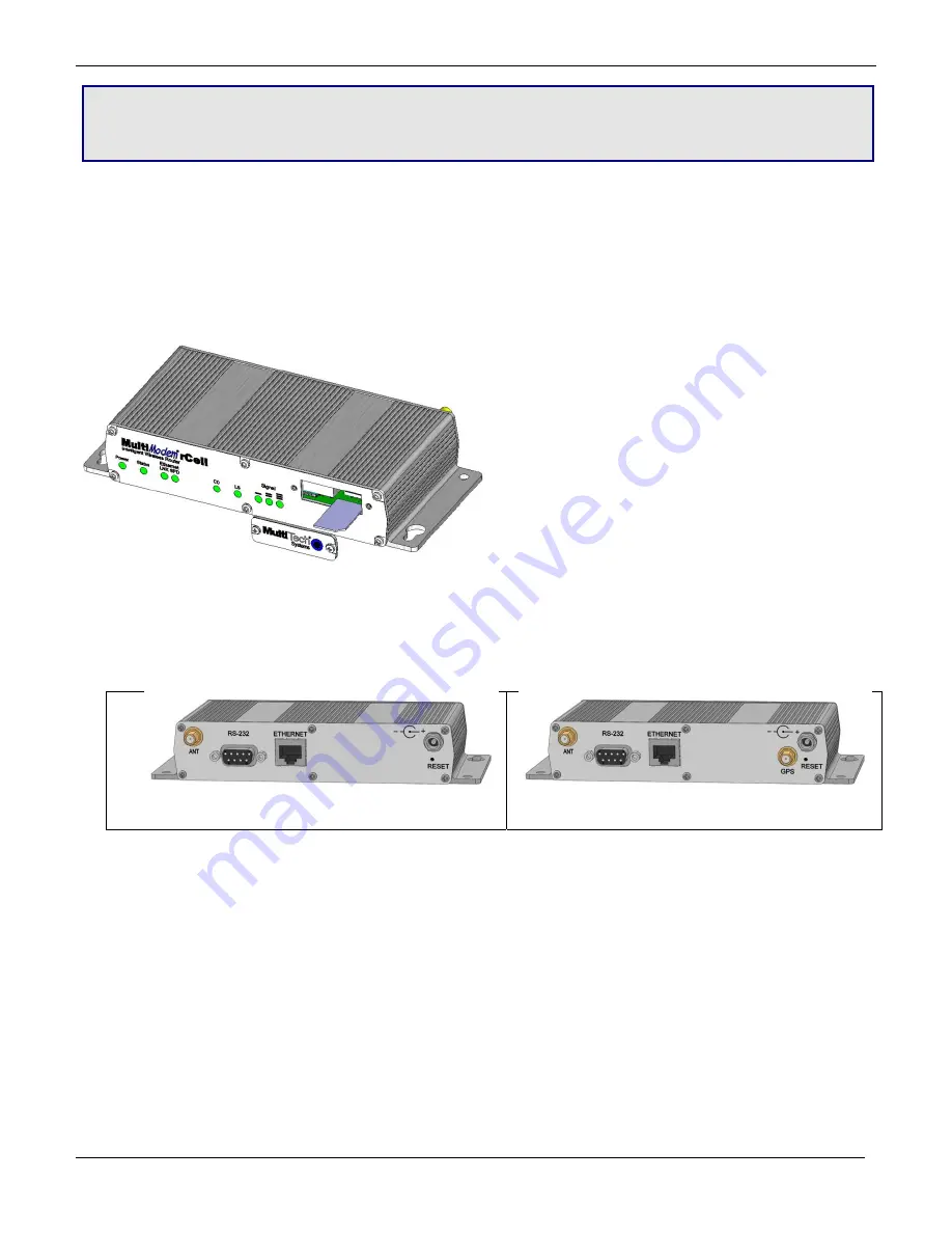 Multitech MultiModem rCell Скачать руководство пользователя страница 26