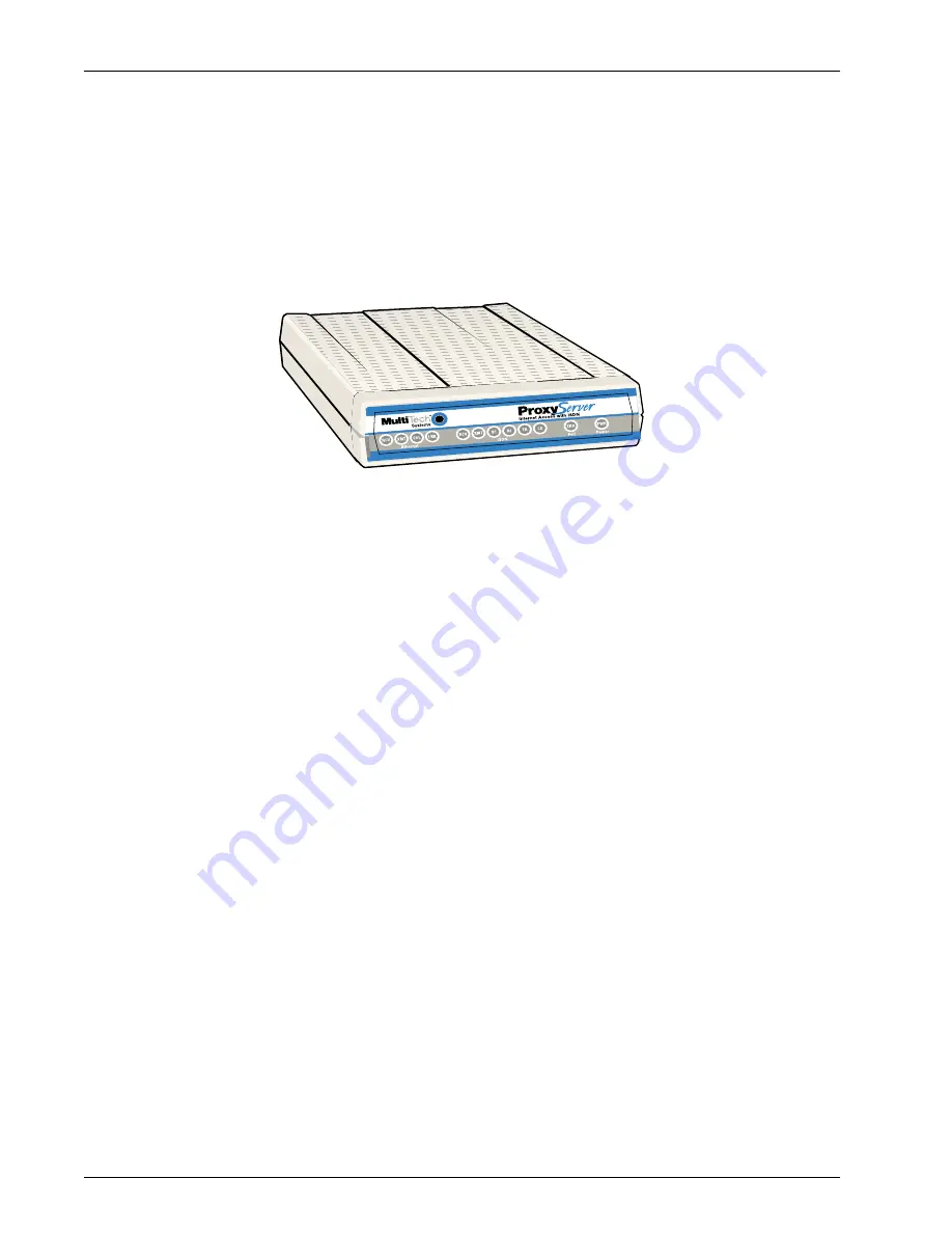 Multitech ProxyServer MTPSR1-202ST User Manual Download Page 8