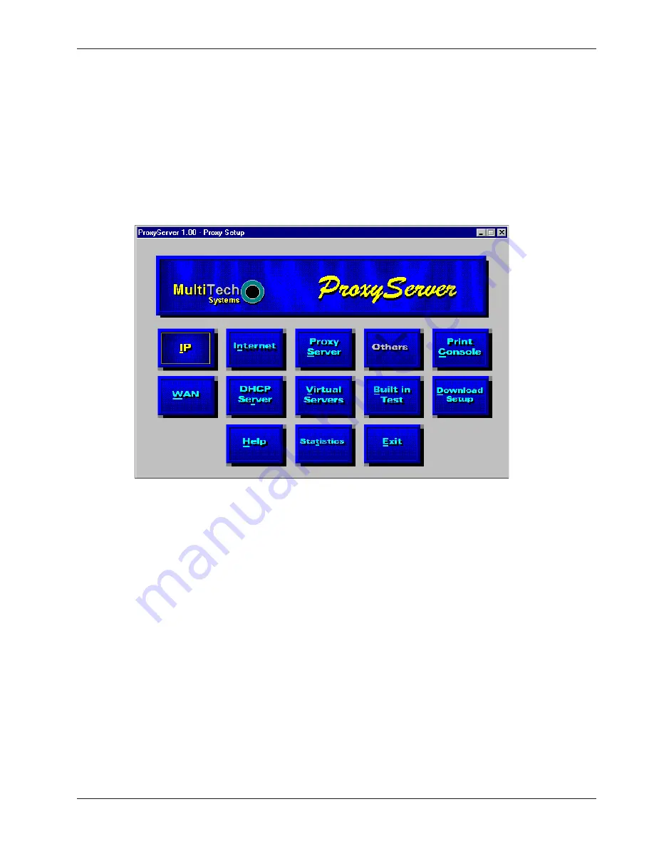 Multitech ProxyServer MTPSR3-100 User Manual Download Page 27