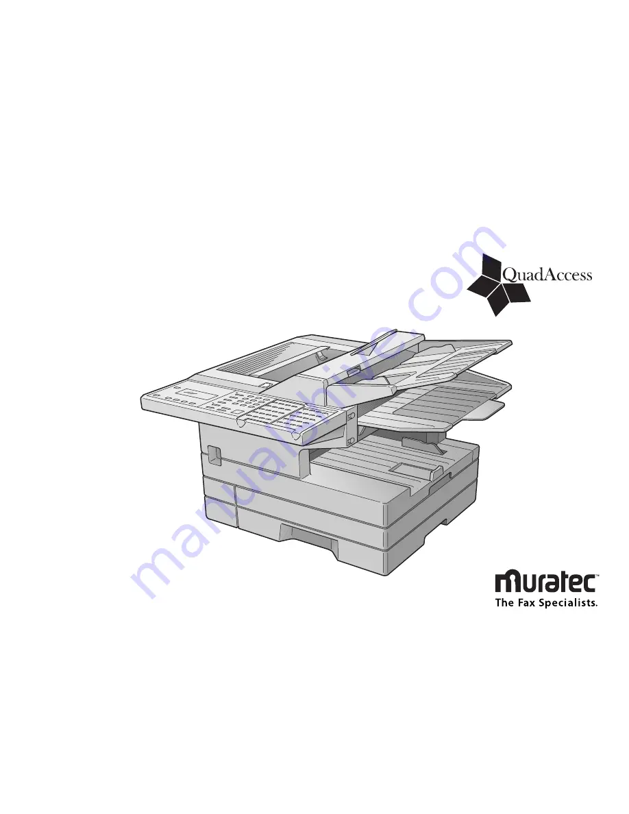 Muratec F-160 Скачать руководство пользователя страница 1