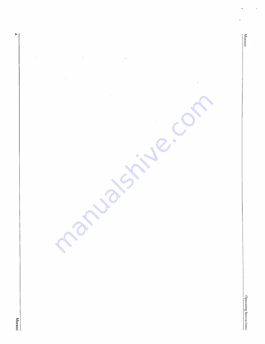 Muratec F-60 Operating Instructions Manual Download Page 6