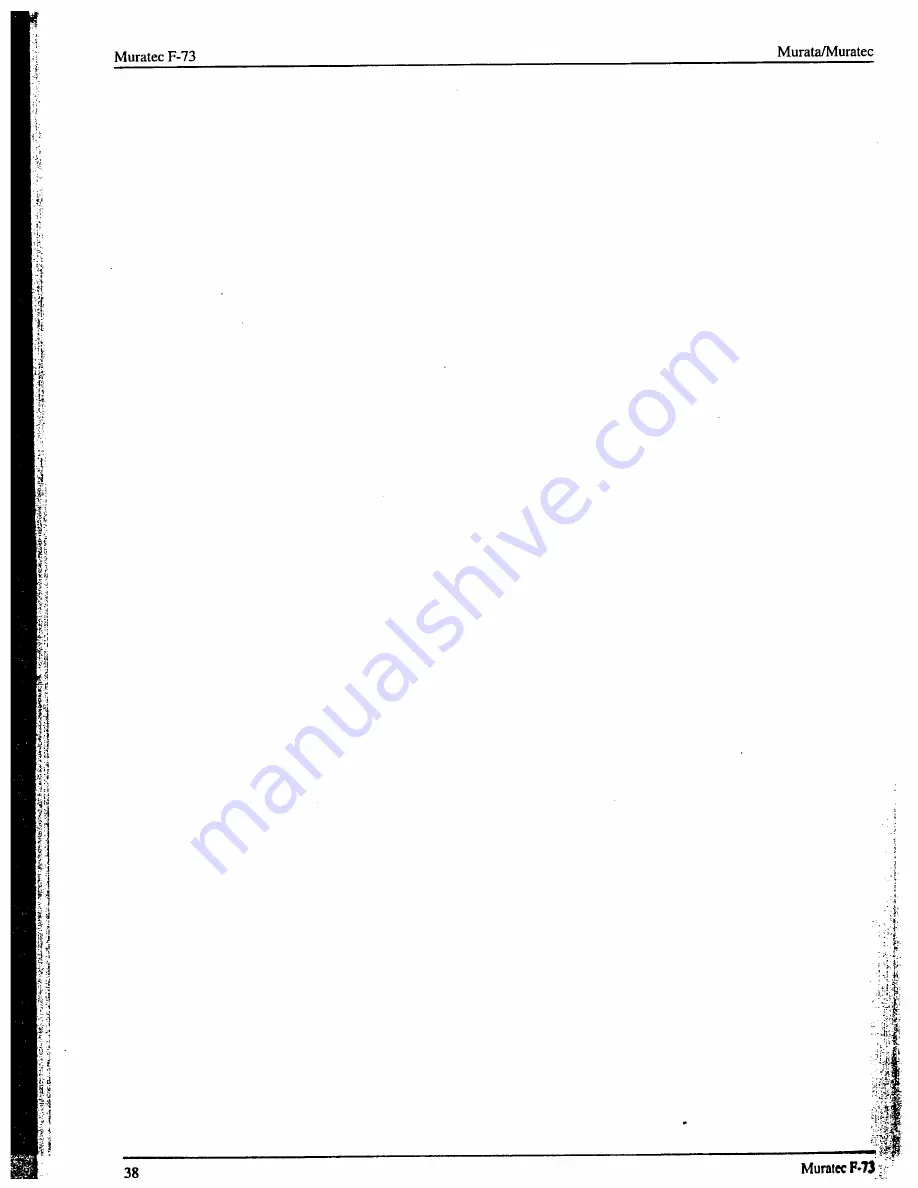 Muratec F-73 Operating Instructions Manual Download Page 40