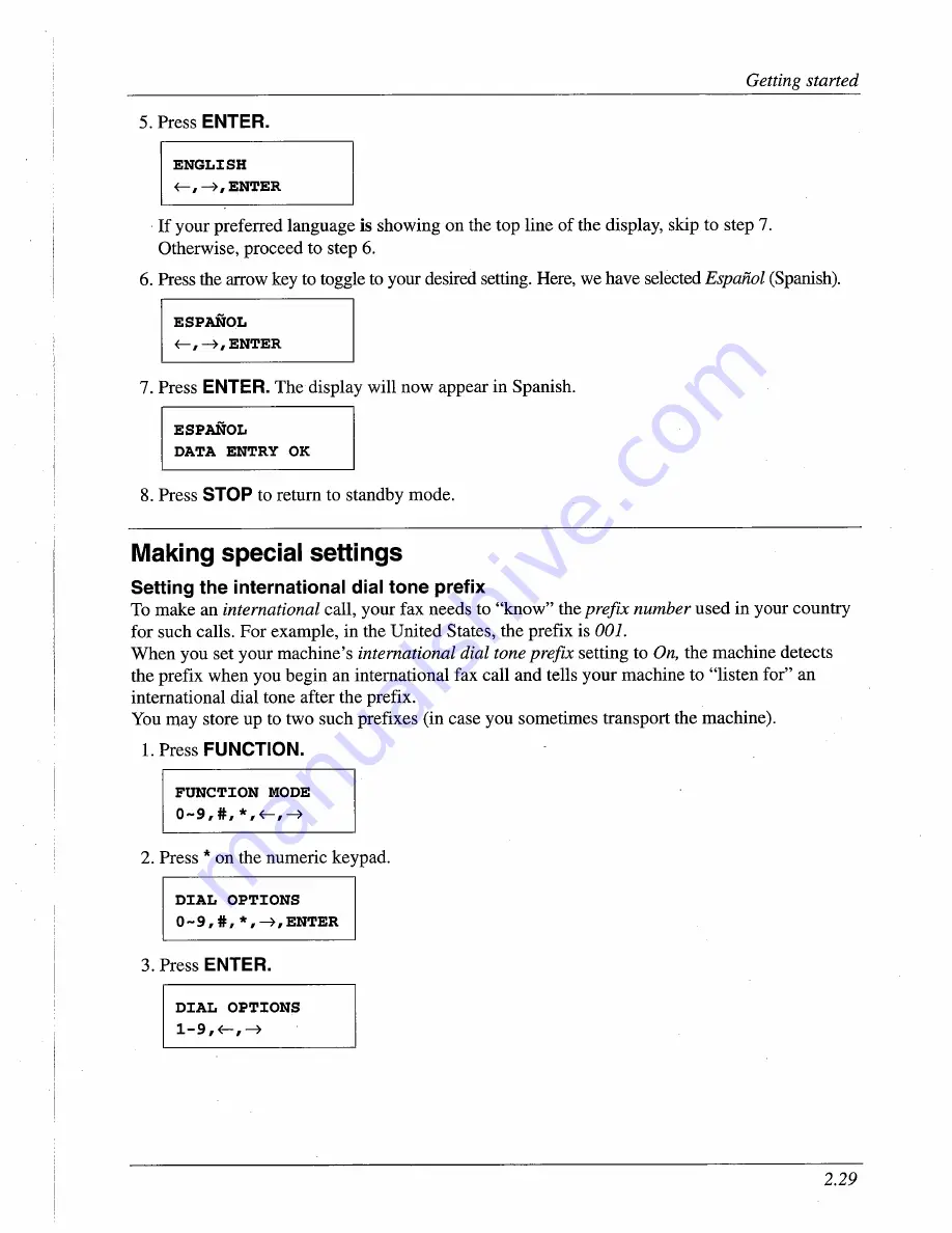 Muratec F-95 Operating Instructions Manual Download Page 46