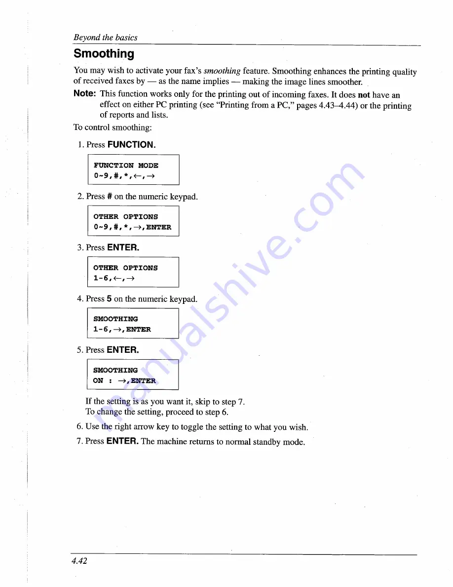 Muratec F-95 Operating Instructions Manual Download Page 109