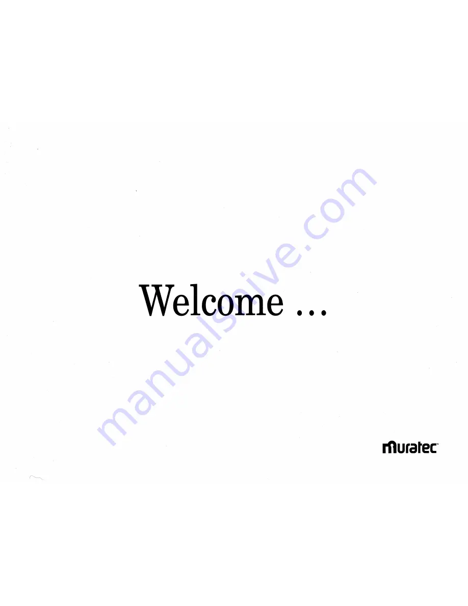 Muratec IMAGEMATE Operating Instructions Manual Download Page 4