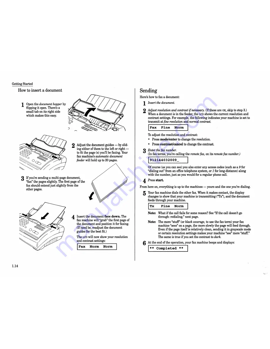 Muratec IMAGEMATE Operating Instructions Manual Download Page 21