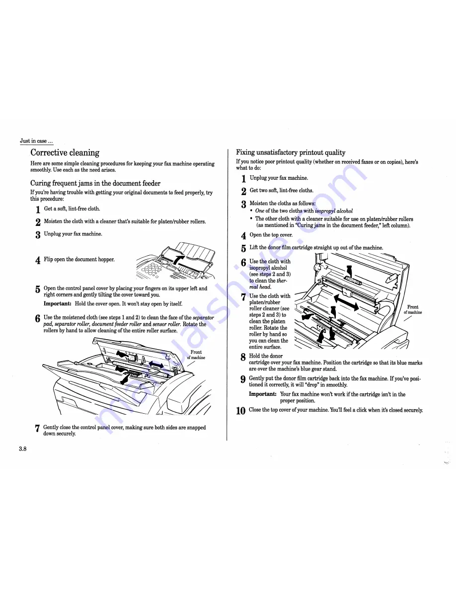 Muratec IMAGEMATE Operating Instructions Manual Download Page 63