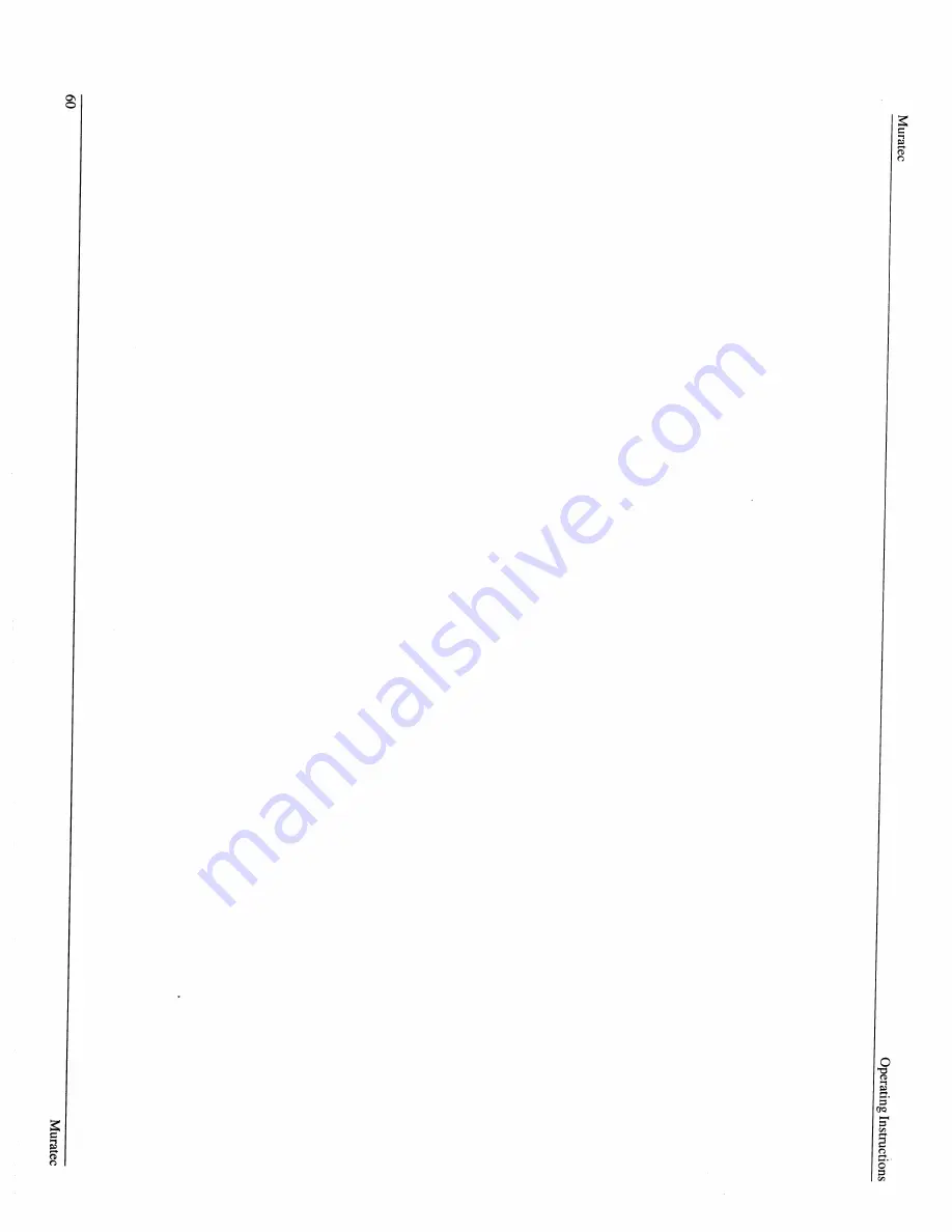 Muratec M-4700 Operating Instructions Manual Download Page 62