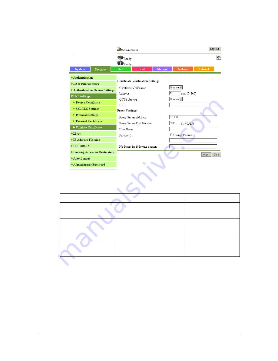 Muratec MFX-C3035 Reference Manual Download Page 225