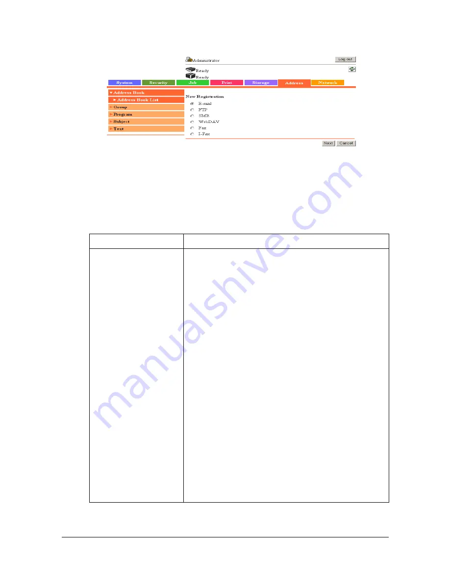 Muratec MFX-C3035 Reference Manual Download Page 418