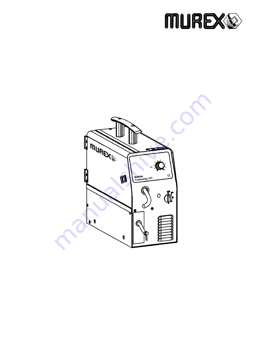 Murex Tradesmig 141 Instruction Manual Download Page 1