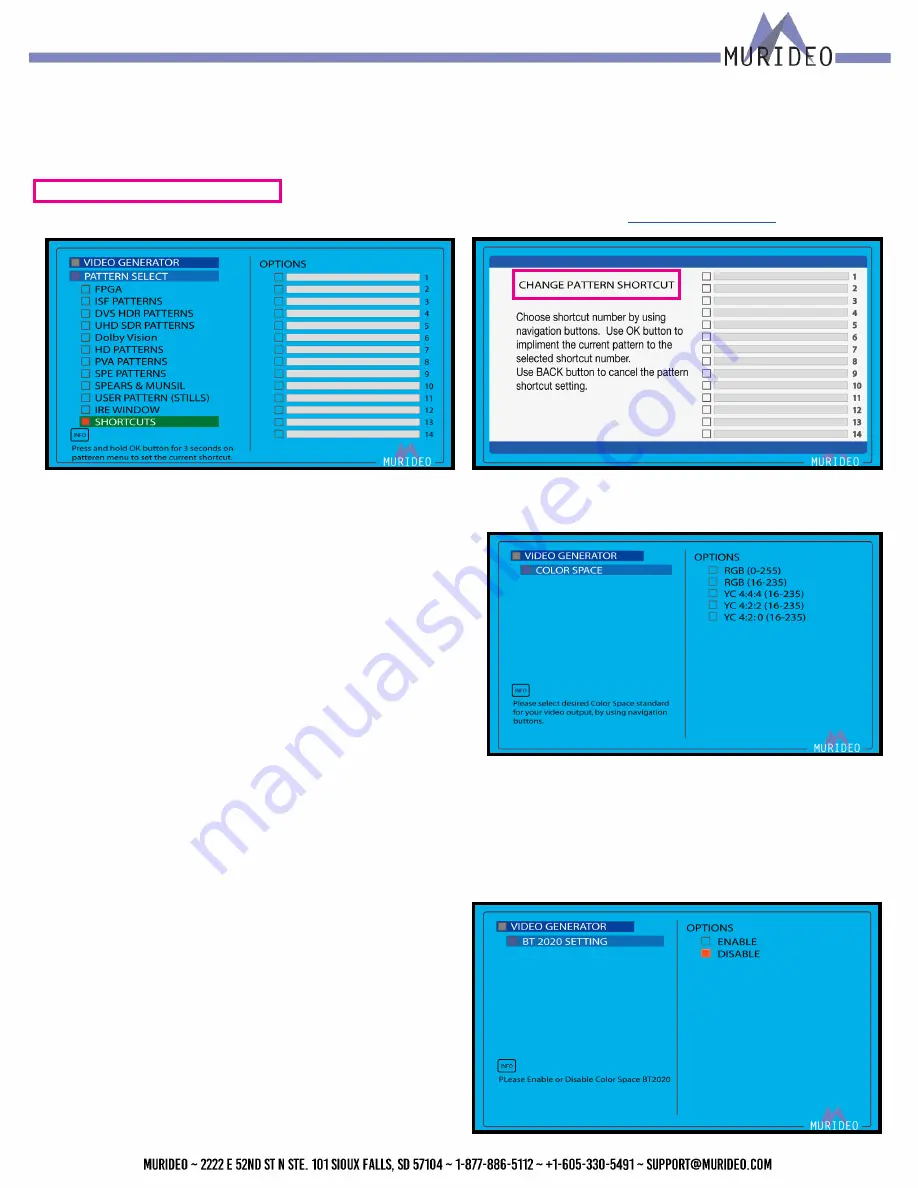 Murideo MU-SEVEN-G-8K Manual Download Page 33