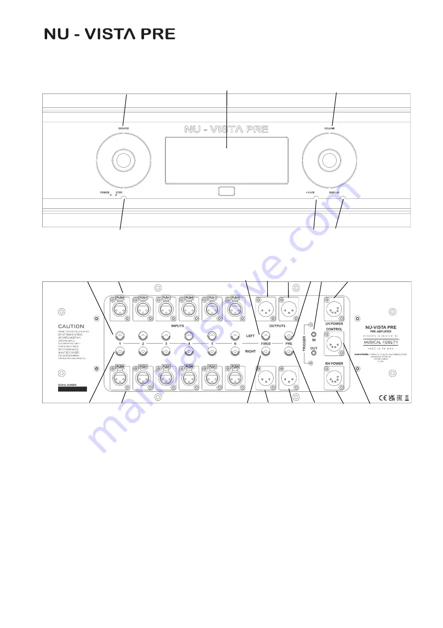 Musical Fidelity NU-VISTA Series Installation Manual Download Page 9