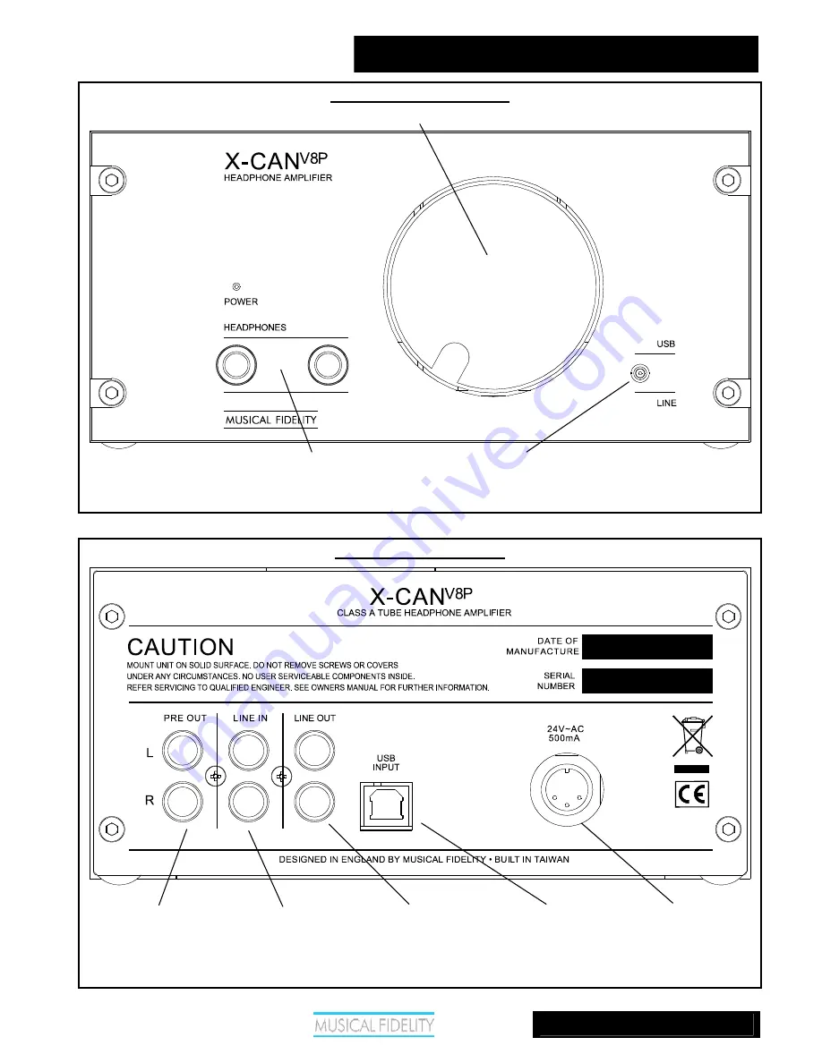 Musical Fidelity X-CAN V8 Instructions For Use Manual Download Page 6