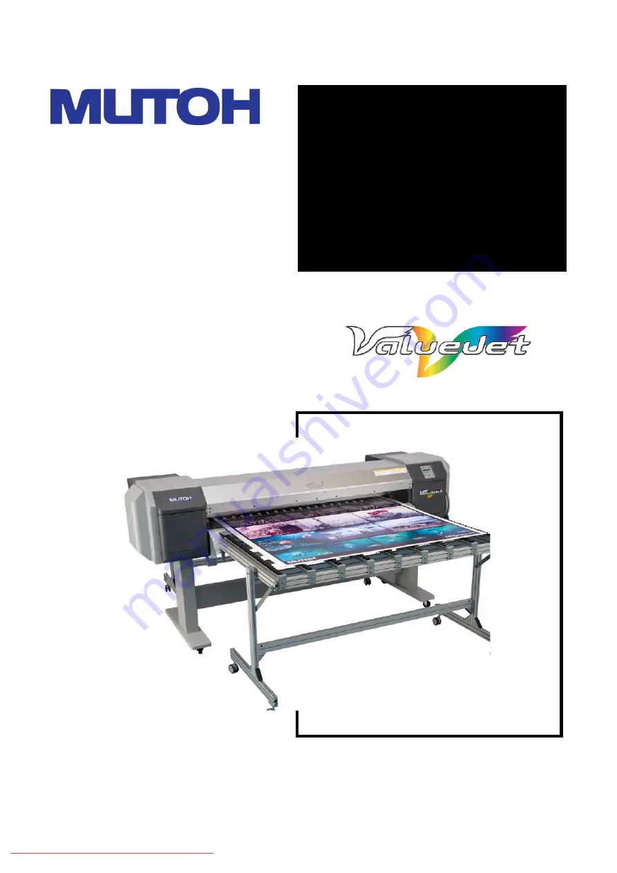 MUTOH ValueJet 1608 HS Скачать руководство пользователя страница 1