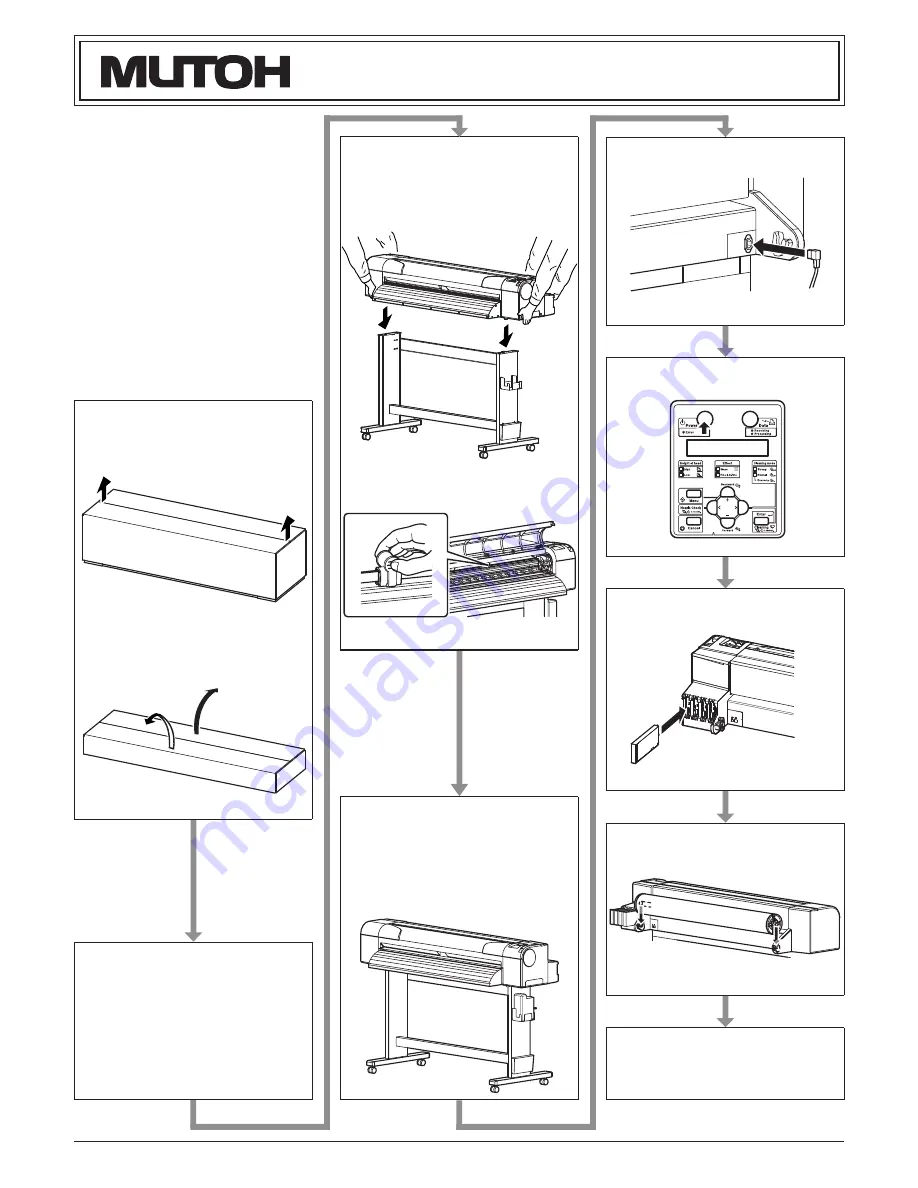 MUTOH VJ-1304 Installation Manual Download Page 1