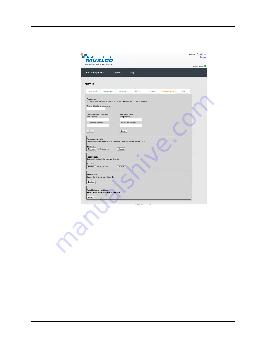 MuxLab 500418-POE Installation Manual Download Page 38