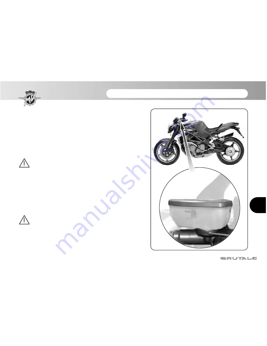 MV Agusta 2005 F4 BRUTALE 910 S Owner'S Manual Download Page 125