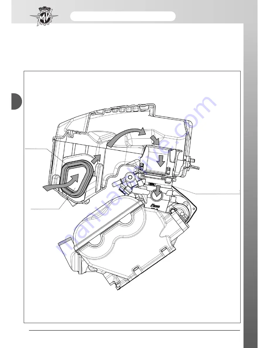 MV Agusta Rivale 800 Workshop Manual Download Page 176