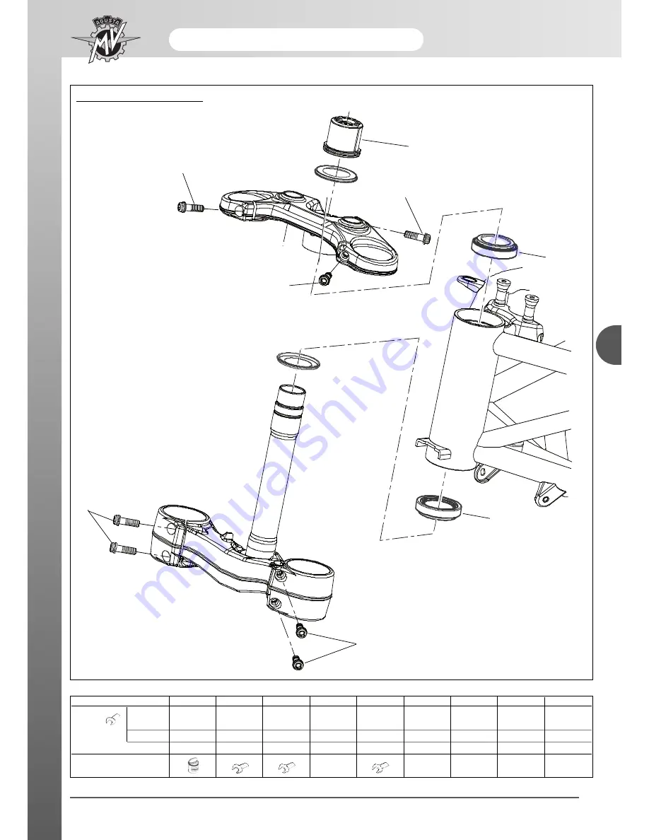 MV Agusta Rivale 800 Workshop Manual Download Page 269