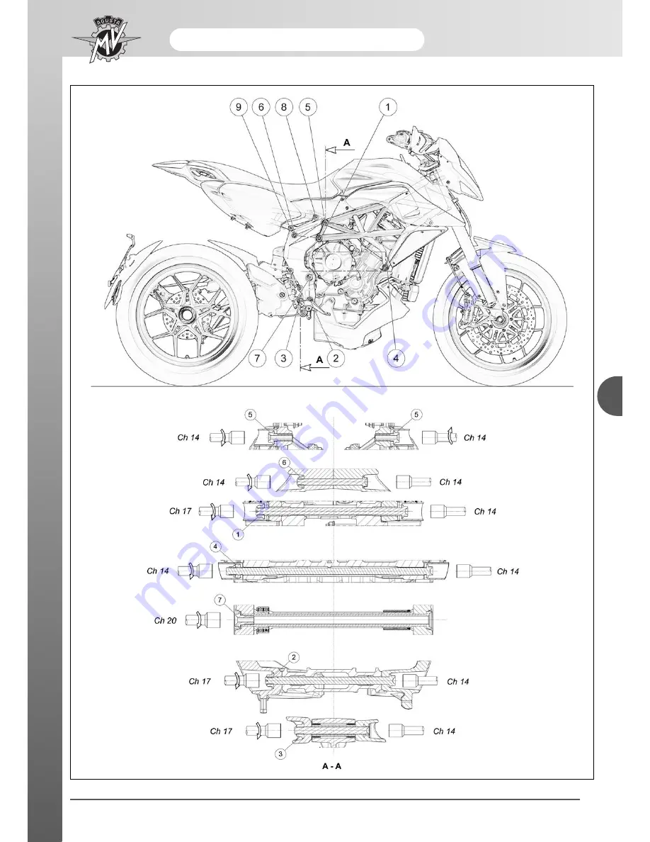 MV Agusta Rivale 800 Скачать руководство пользователя страница 351