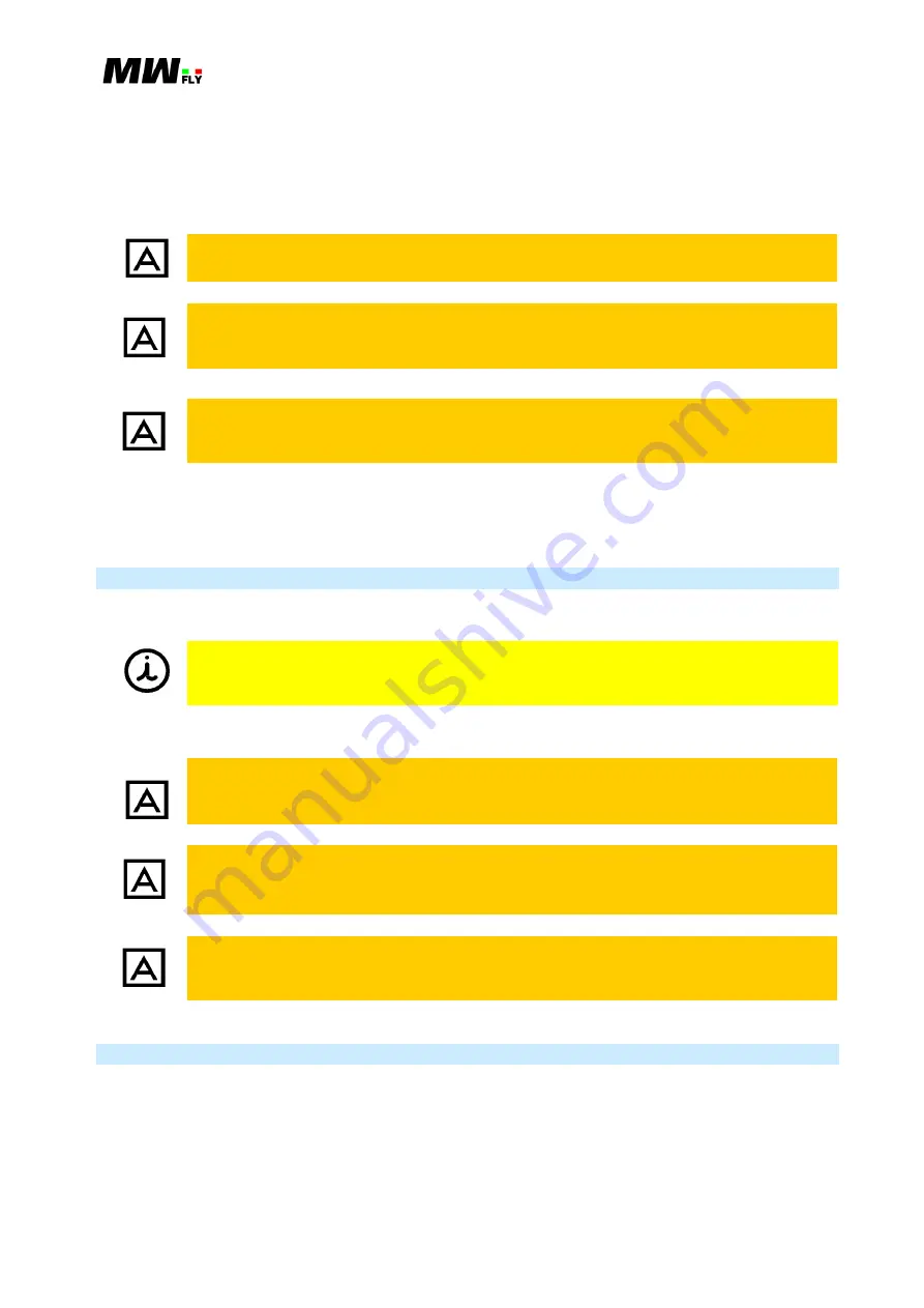 MW Fly B22 AeroPower Operation Manual Download Page 71