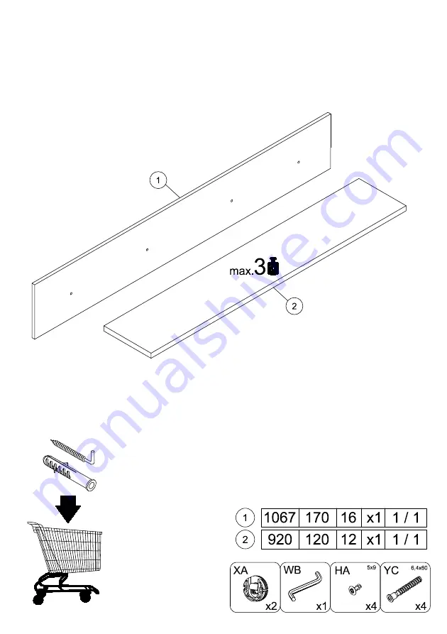 my home 9314366214 Assembly Instructions Manual Download Page 59