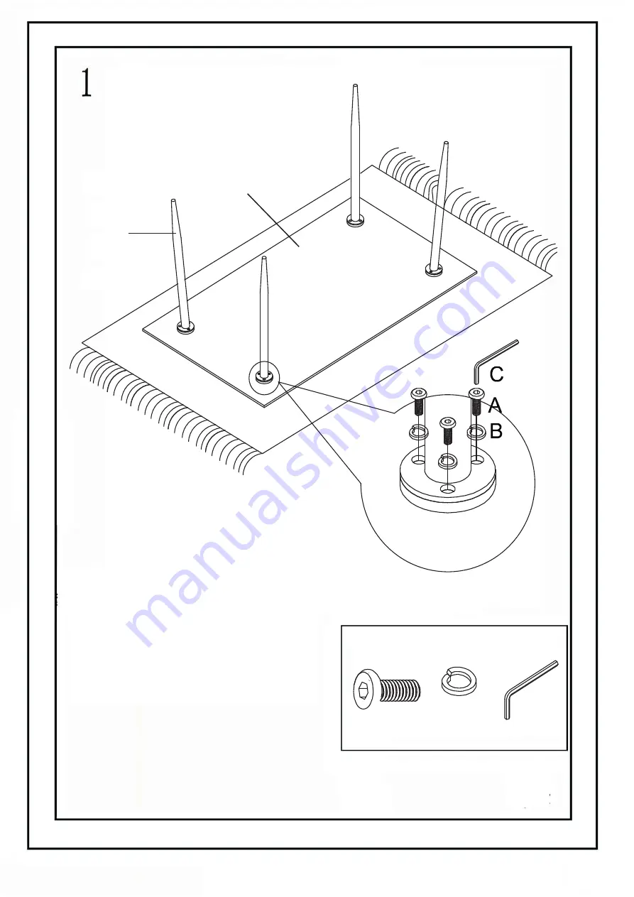 my home Miller Chair Fabric Assembly Instructions Manual Download Page 3