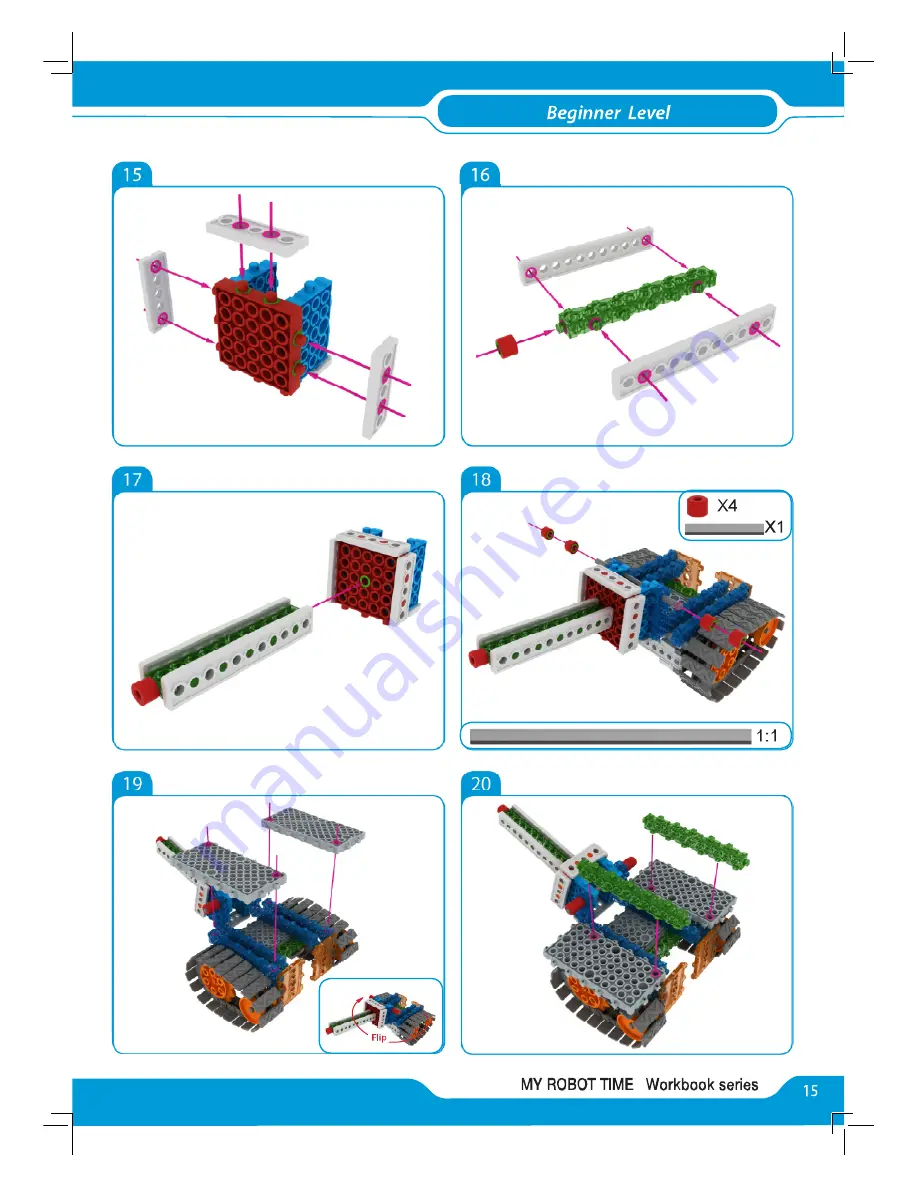 My Robot Time MRT3 Series Assembly Instructions Manual Download Page 15