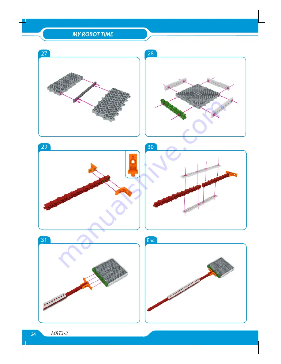 My Robot Time MRT3 Series Assembly Instructions Manual Download Page 24