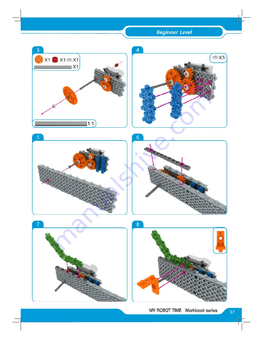 My Robot Time MRT3 Series Assembly Instructions Manual Download Page 37