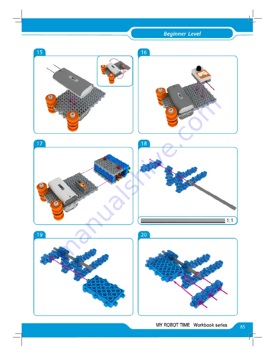 My Robot Time MRT3 Series Assembly Instructions Manual Download Page 85