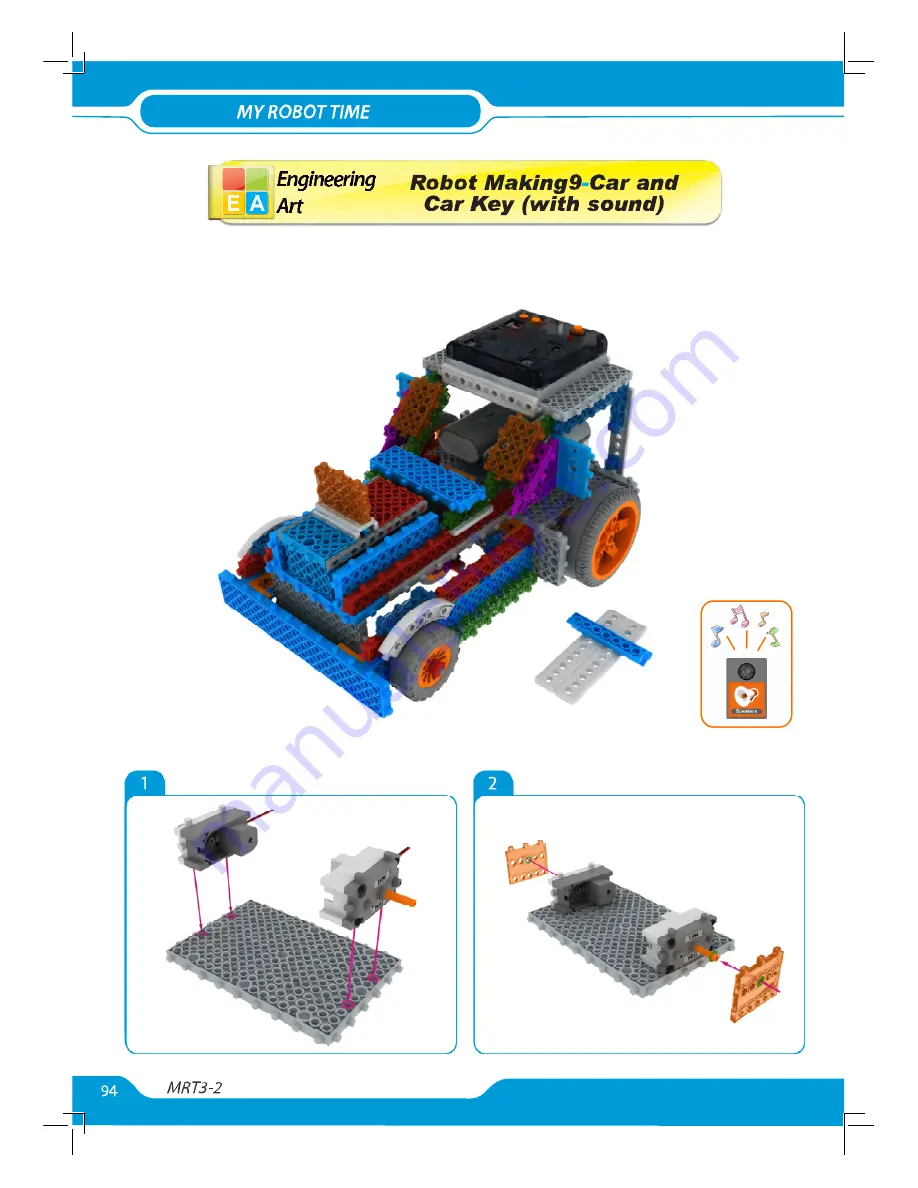 My Robot Time MRT3 Series Assembly Instructions Manual Download Page 94