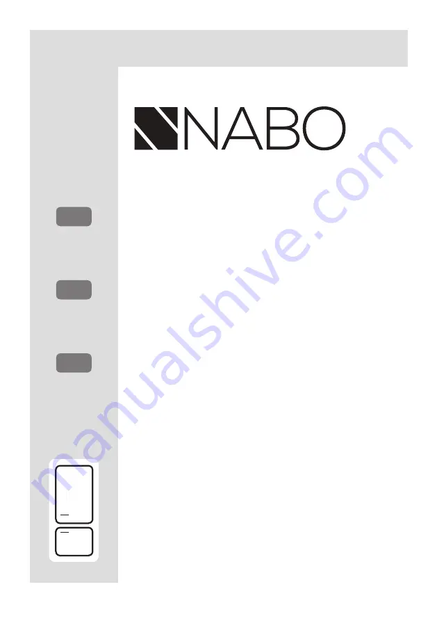 NABO KGK 2390 Instruction Booklet Download Page 1